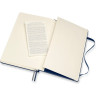 Блокнот MOLESKINE CLASSIC EXPANDED LARGE нелинованный, синий сапфир QP062EXPB20