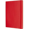 Блокнот MOLESKINE Classic Soft Pocket, линейка, красный QP611F2