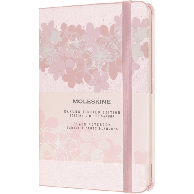 Блокнот MOLESKINE LIMITED EDITION SAKURA POCKET нелинованный, розовый LESU03QP012